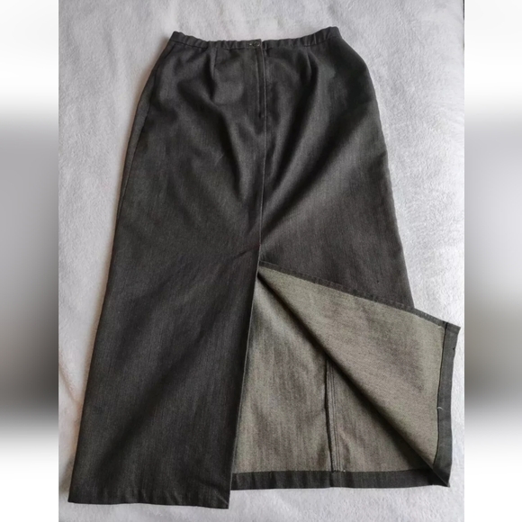 Vintage Denim Midi Skirt M - Picture 4 of 8